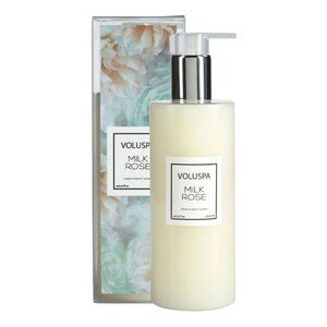 Voluspa Milk Rose Hand & Body Wash Off White Size 10 Oz NWT